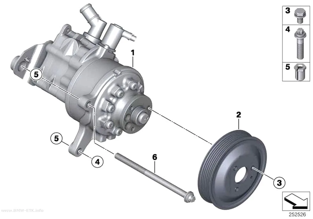 Šema: Pumpa servo upravljača / Dynamic Drive