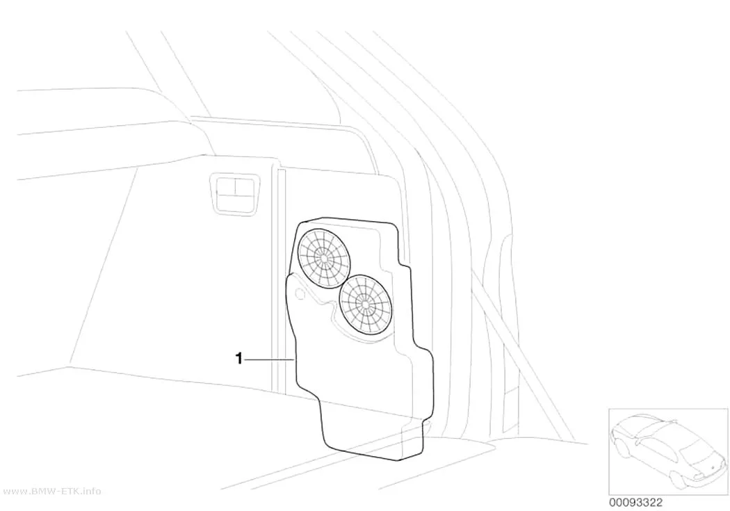 Šema: BMW subwoofer