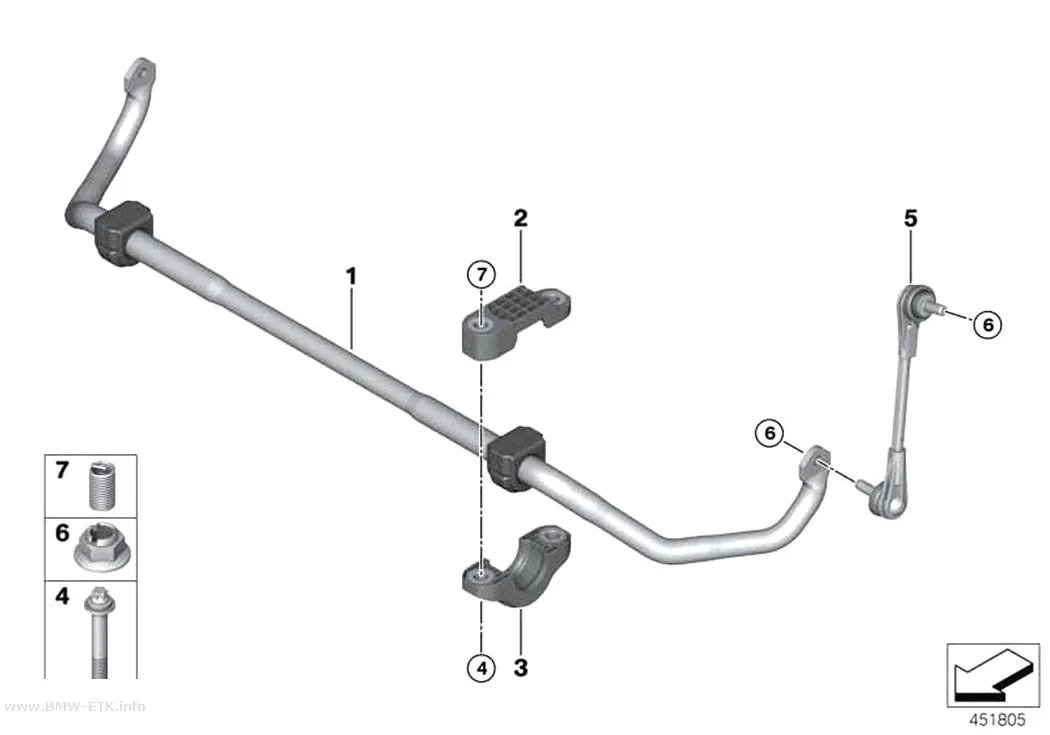 Šema: Stabilizator, prednji
