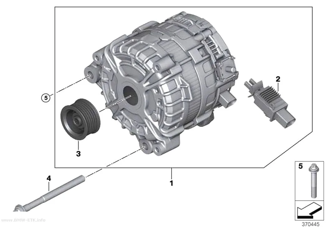 Šema: Alternator