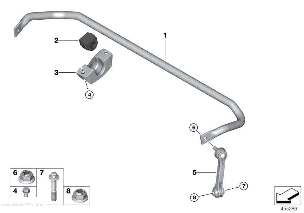 Šema: Stabilizator, zadnji