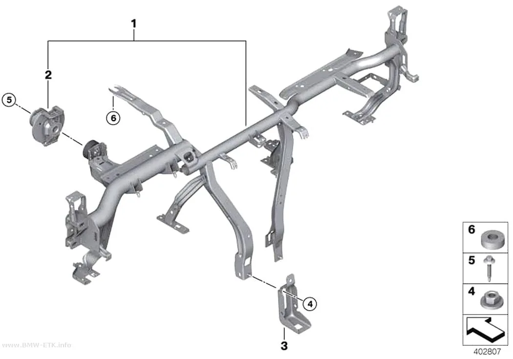 Šema: Nosač instrument table