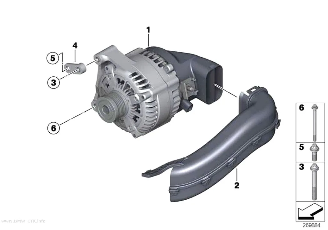 Šema: Alternator