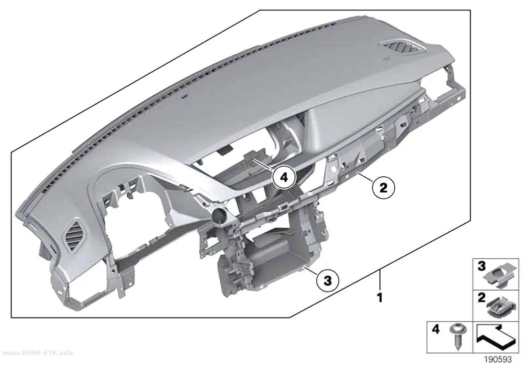 Šema: Obloga instrument table