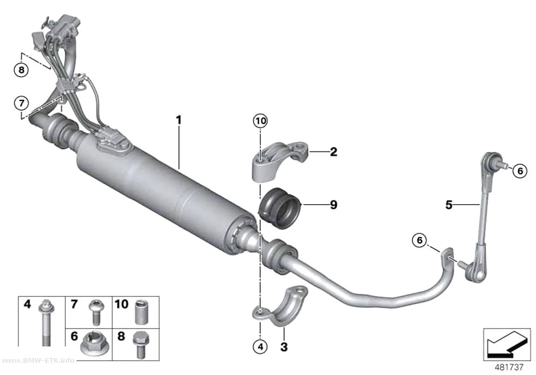 Šema: Prednja stabilizatorska šipka / Dynamic Drive