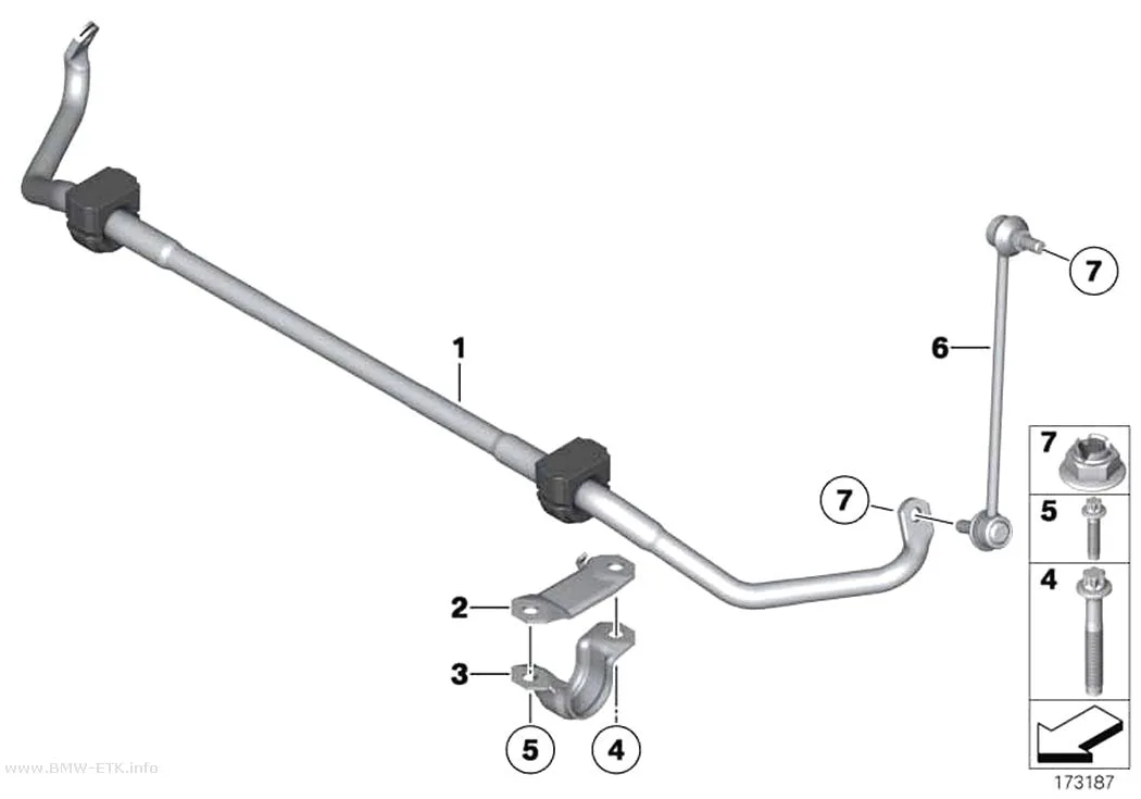 Šema: Stabilizator, prednji
