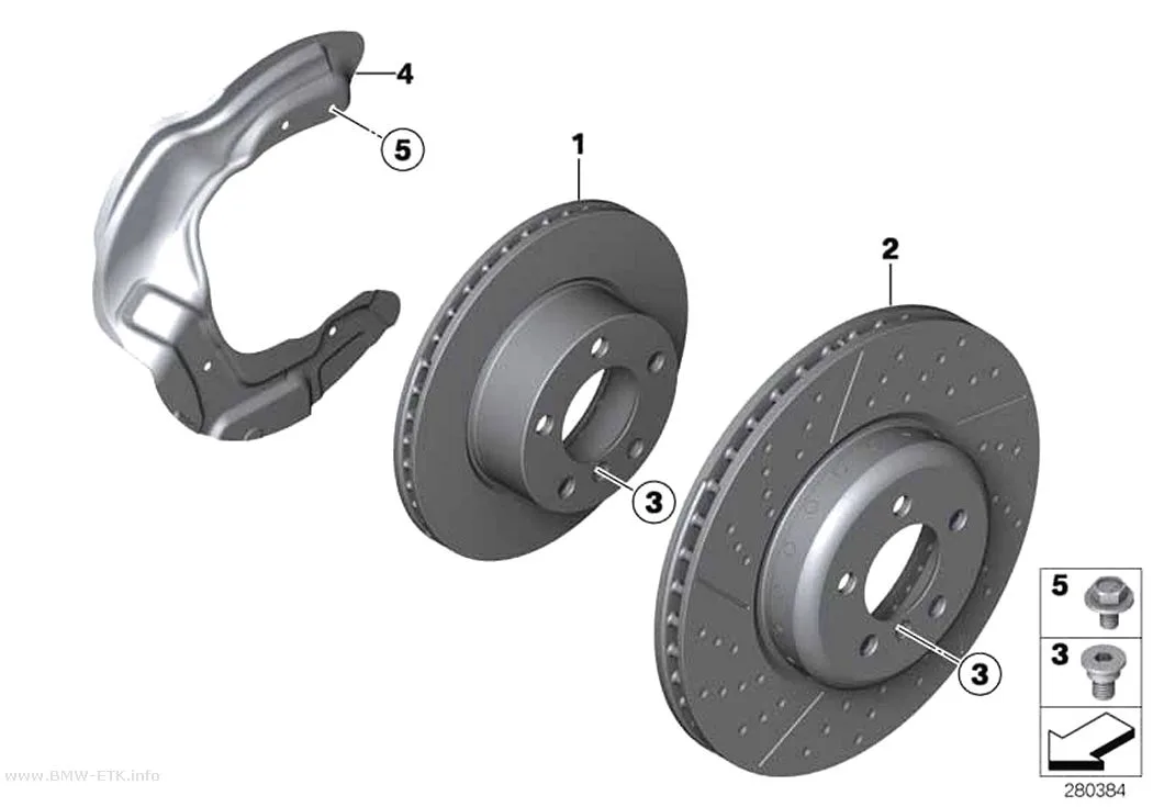 Šema: Prednja kočnica / kočioni disk