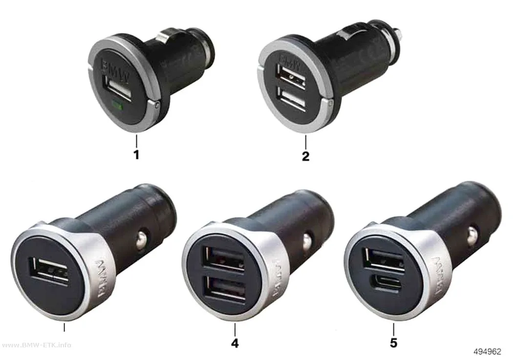 Šema: BMW USB punjač
