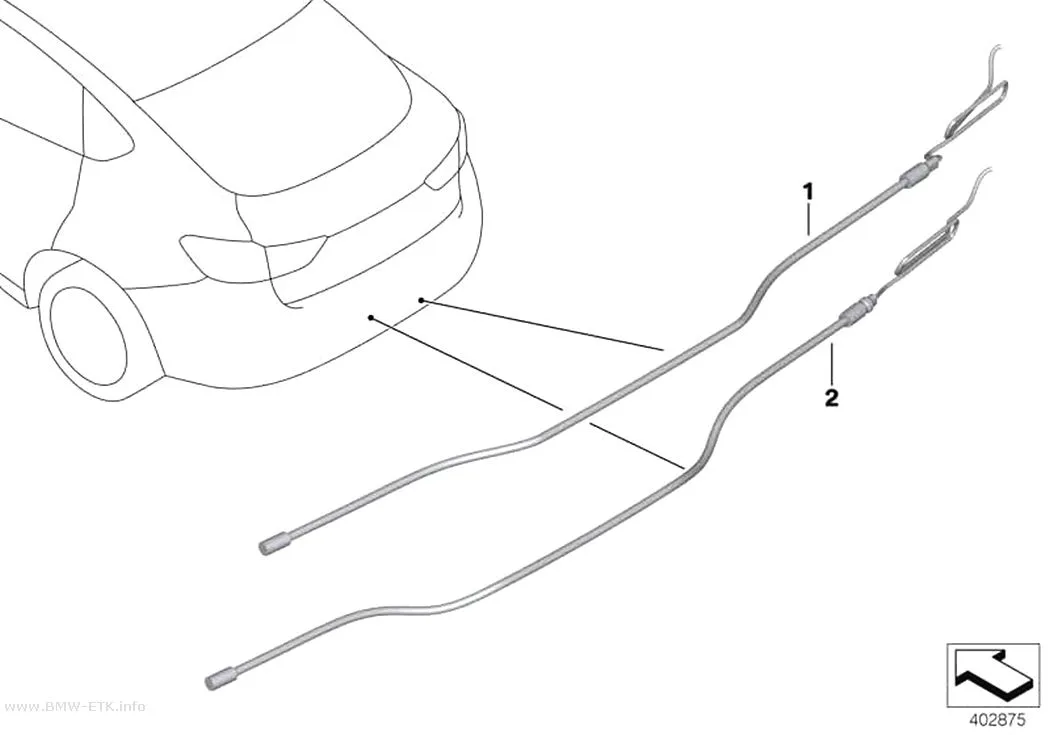 Šema: Senzorski kabl Smart Opener