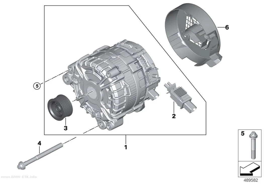Šema: Alternator