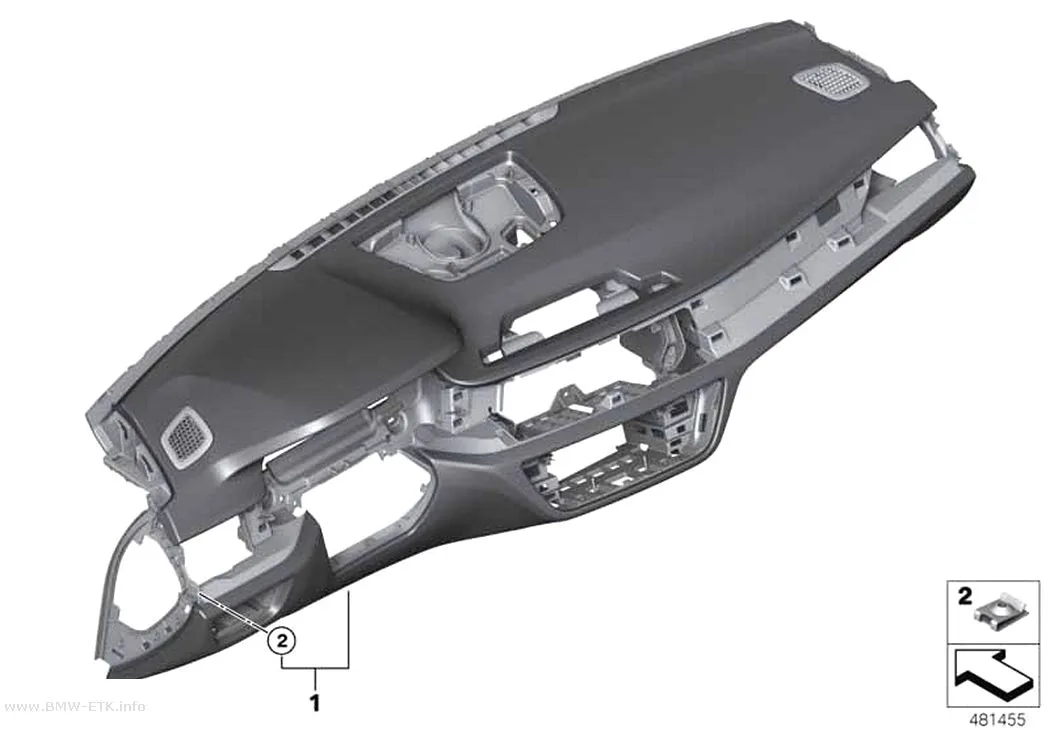 Šema: Obloga instrument table