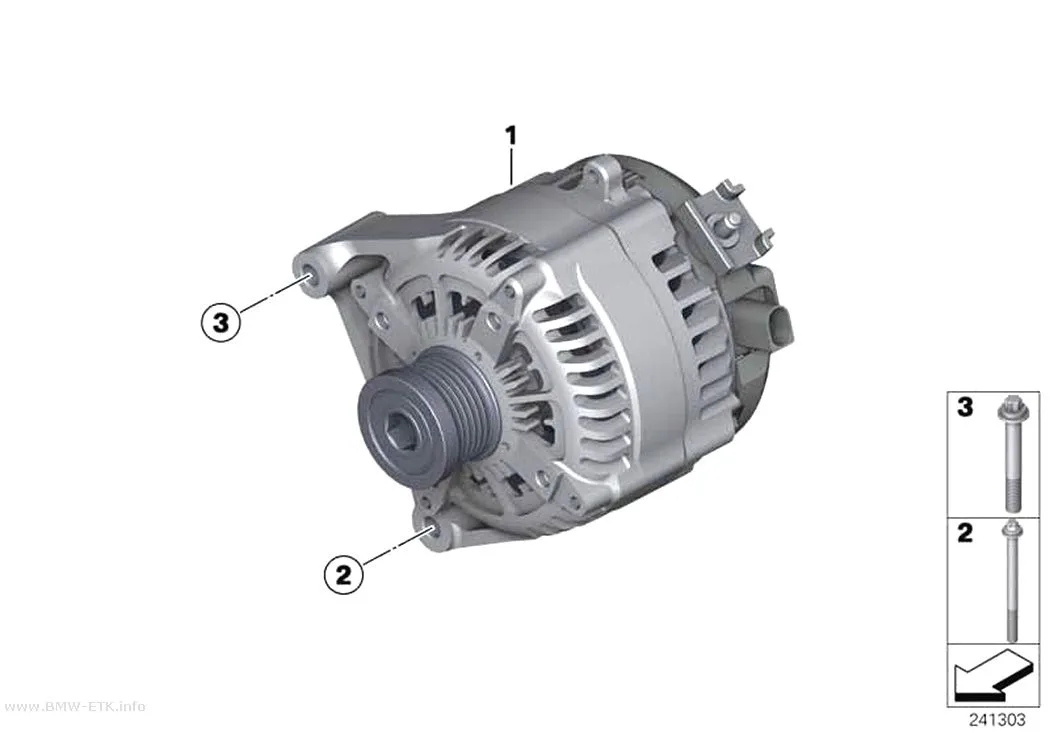 Šema: Alternator