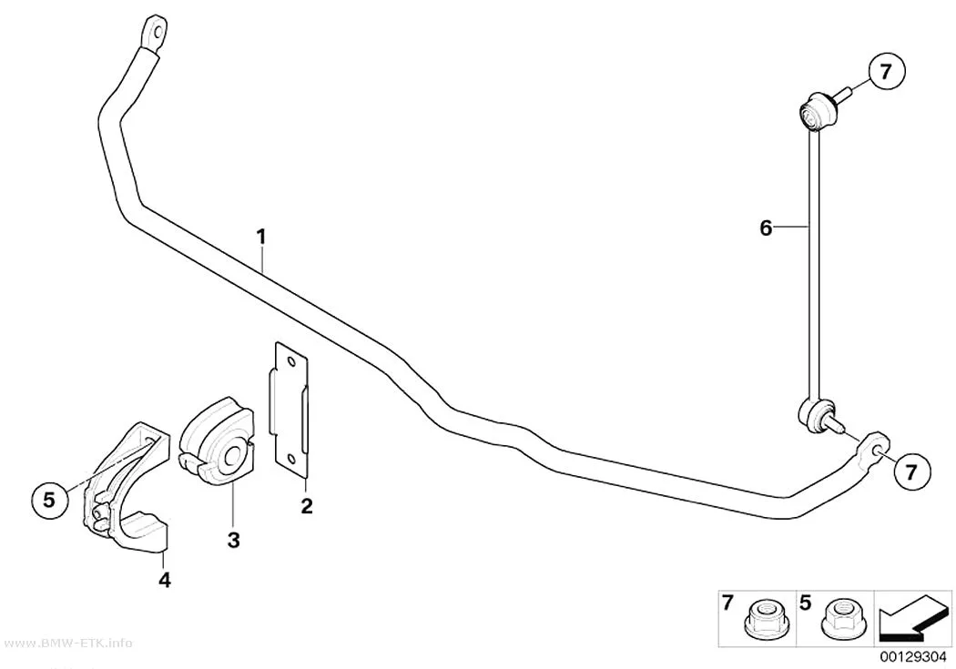 Šema: Stabilizator, prednji
