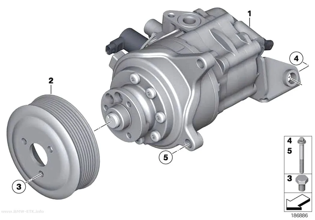 Šema: Pumpa servo upravljača / Dynamic Drive