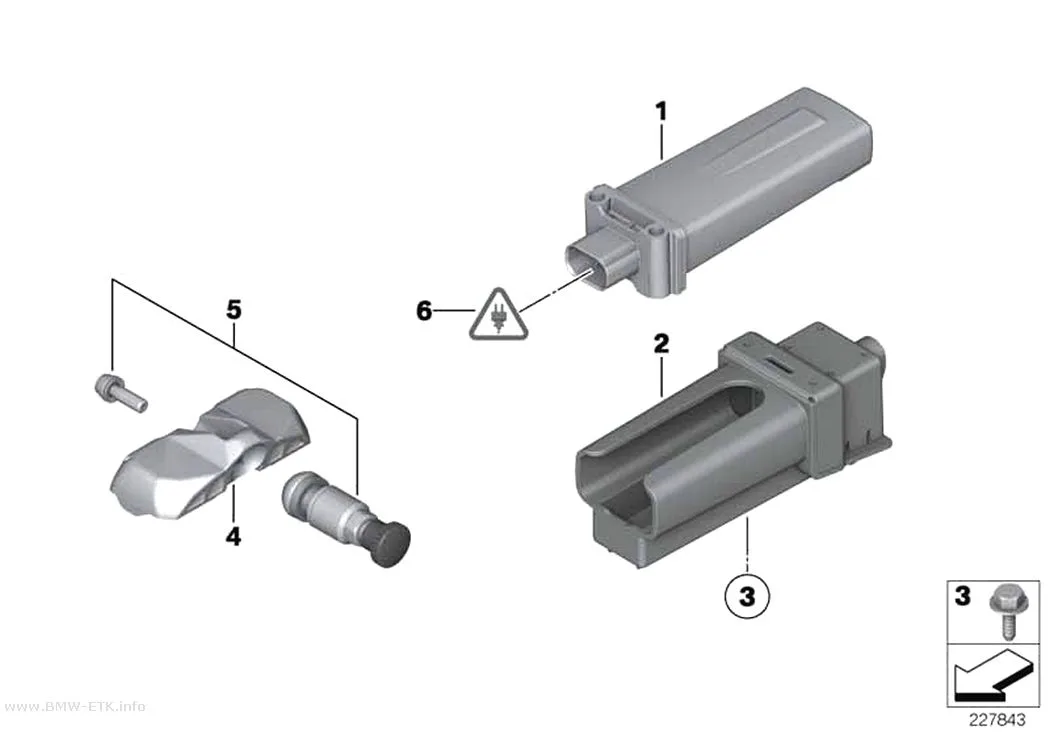 Šema: Kontrola pritiska u pneumaticima (RDC), kontrolna jedinica