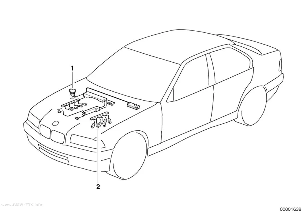 Šema: Instalacija motora