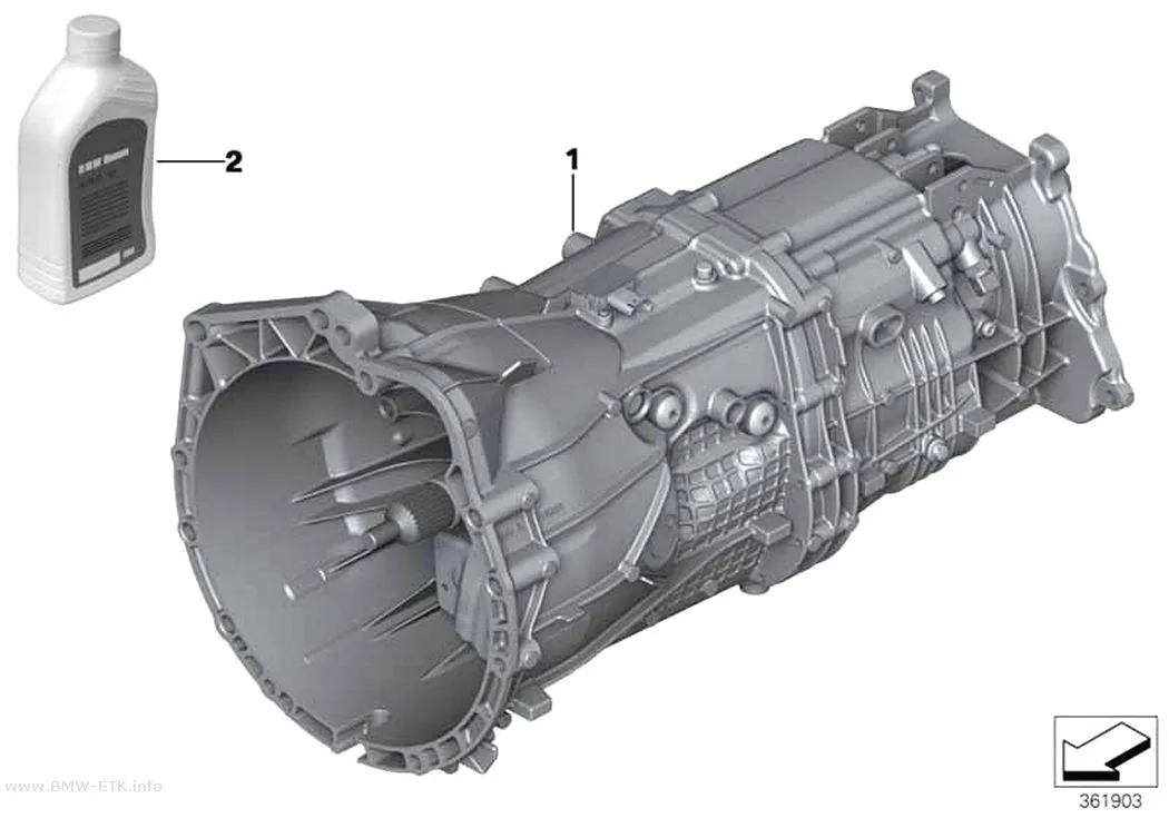 Šema: Ručni menjač GS6X45BZ