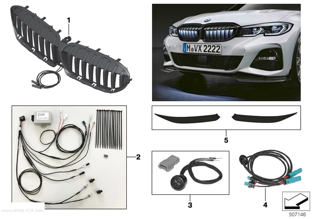 Šema: M Performance Parts Iconic Glow