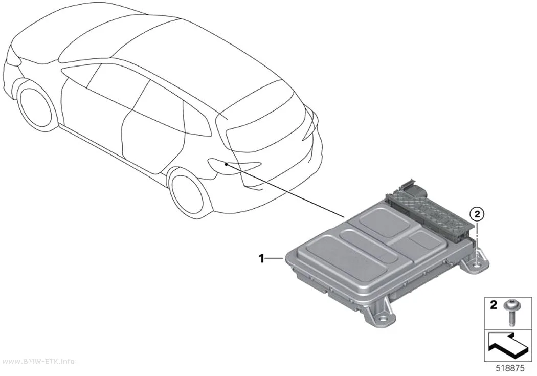 Šema: Upravljačka jedinica Power Control Unit PCU