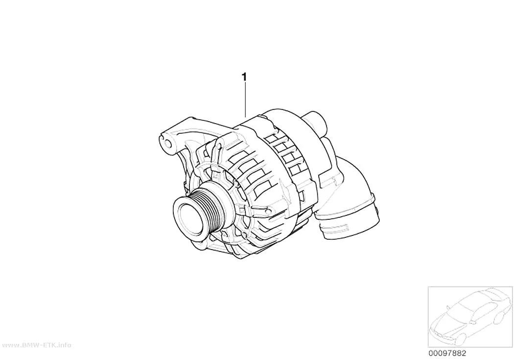 Šema: Alternator