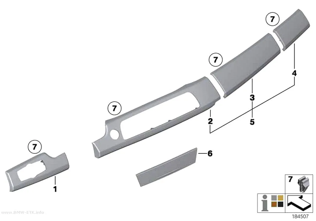 Šema: Ukrasne lajsne instrument table