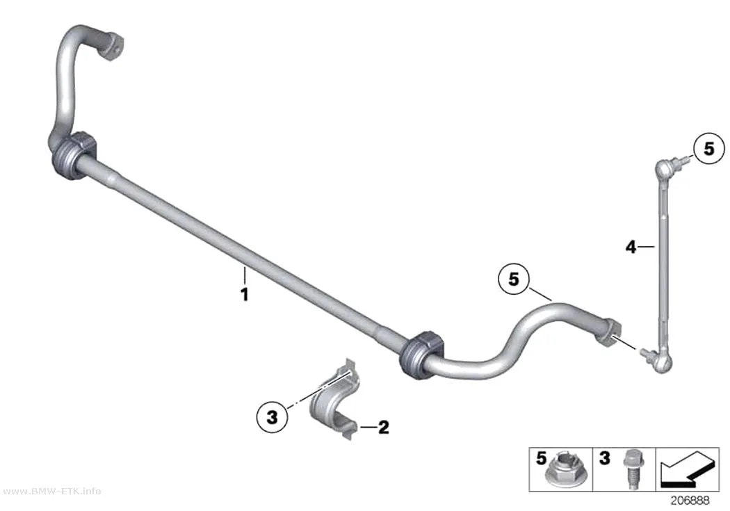 Šema: Stabilizator, prednji