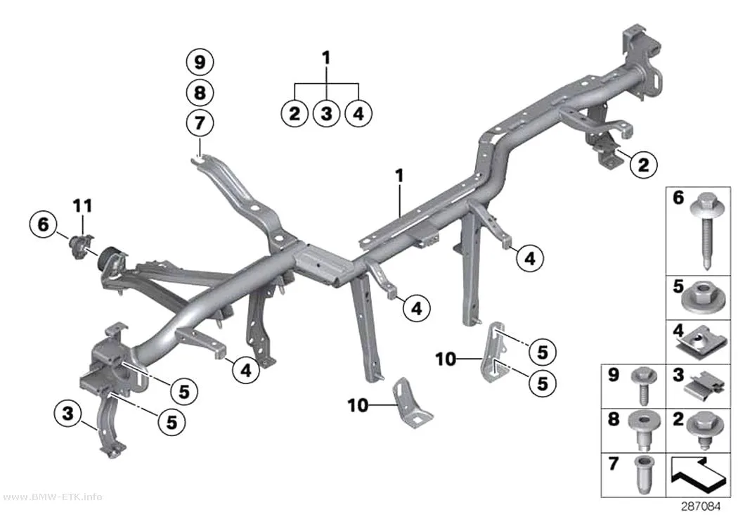 Šema: Nosač instrument table