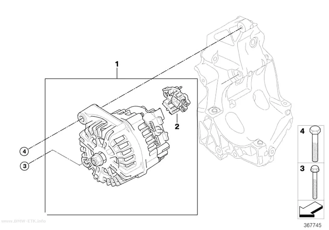 Šema: Alternator