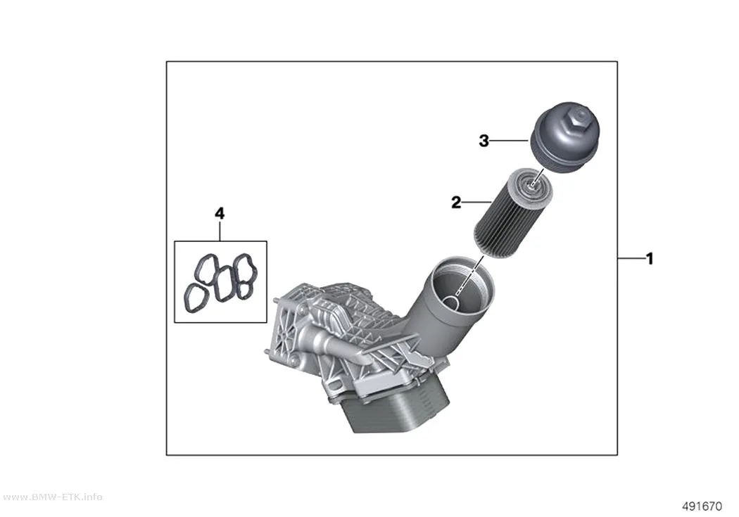 Šema: Sistem podmazivanja - filter ulja, izmenjivač toplote