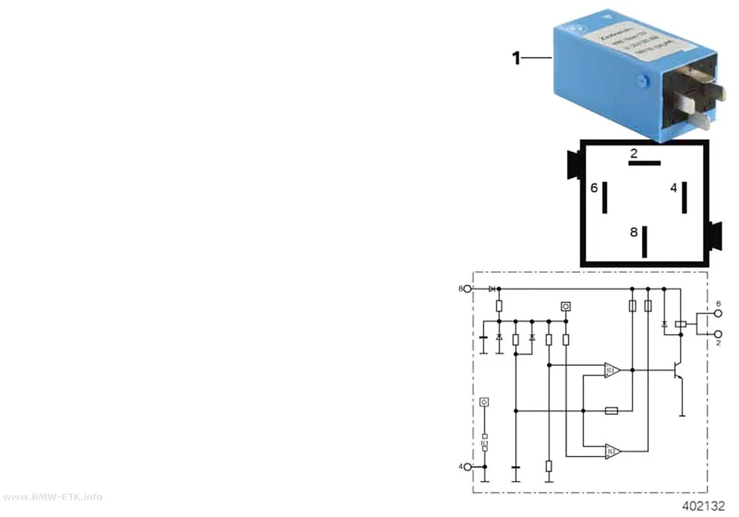 Šema: Relej, odloženo uključivanje ventilatora