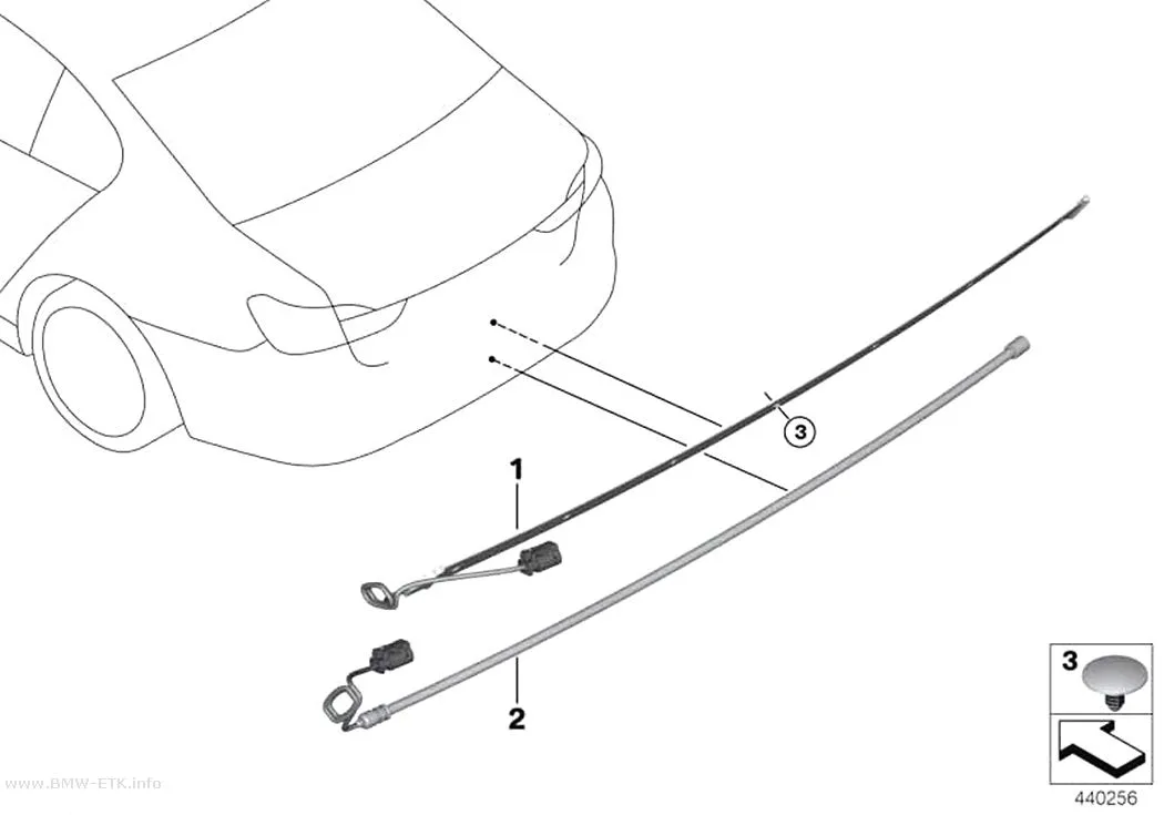 Šema: Senzorski kabl Smart Opener