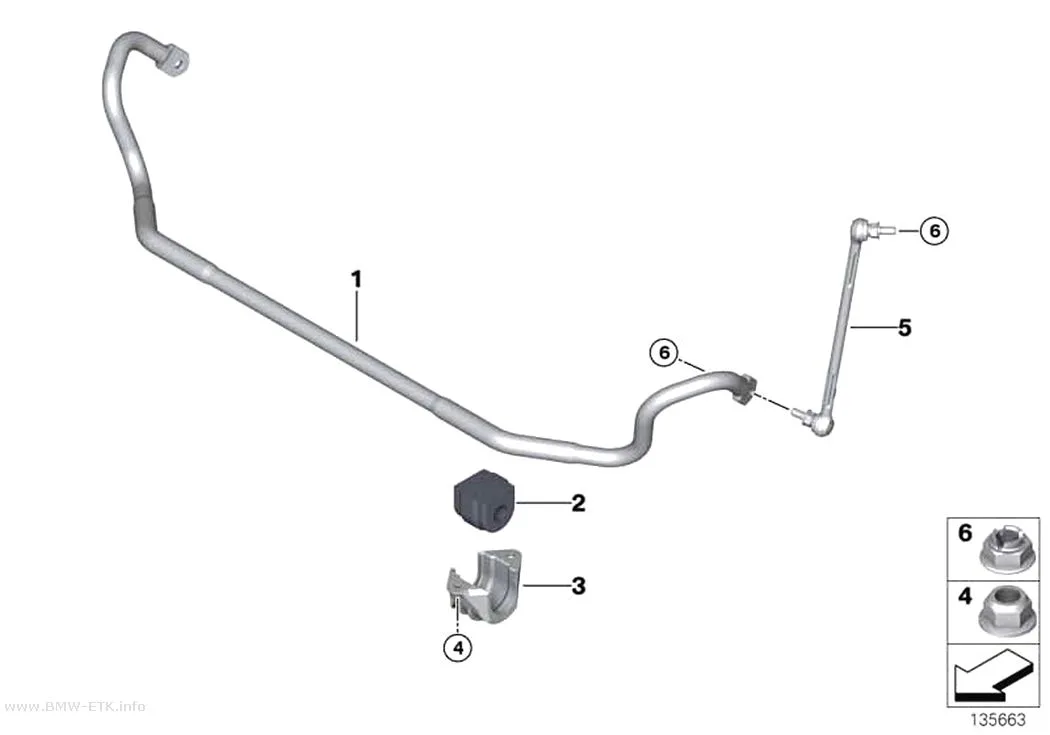 Šema: Stabilizator, prednji