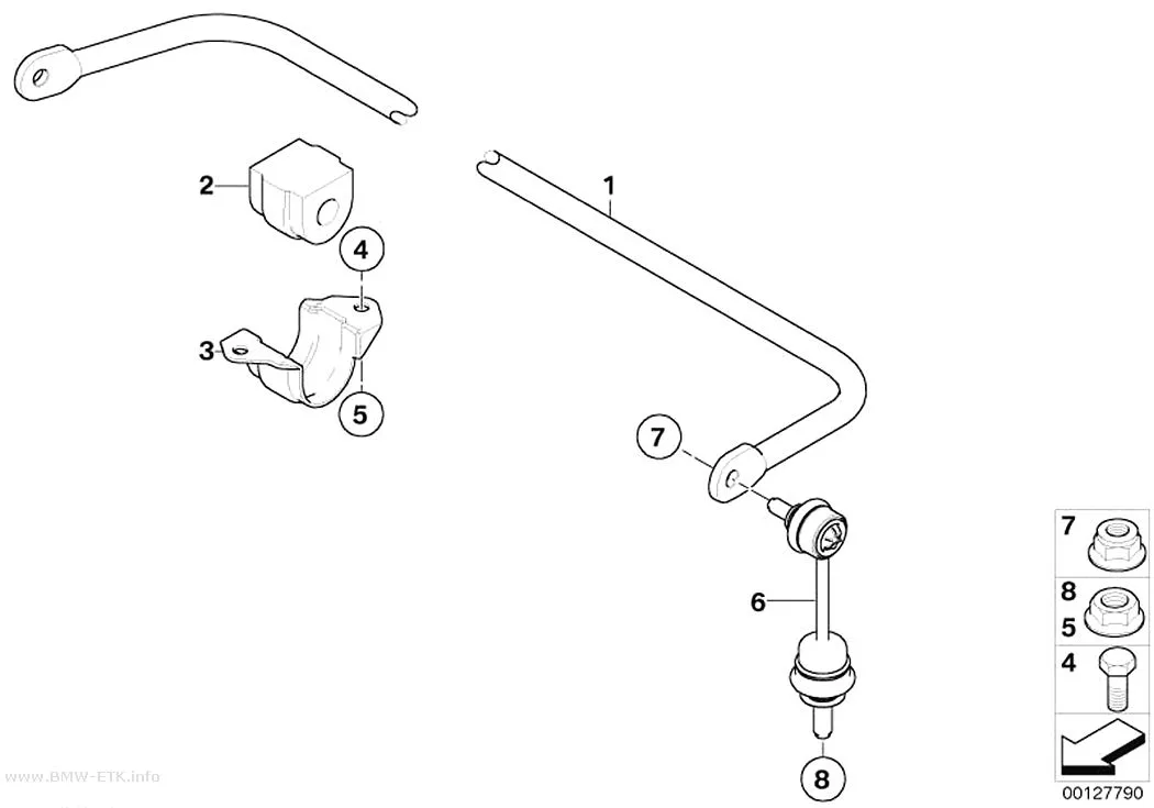 Šema: Stabilizator, zadnji