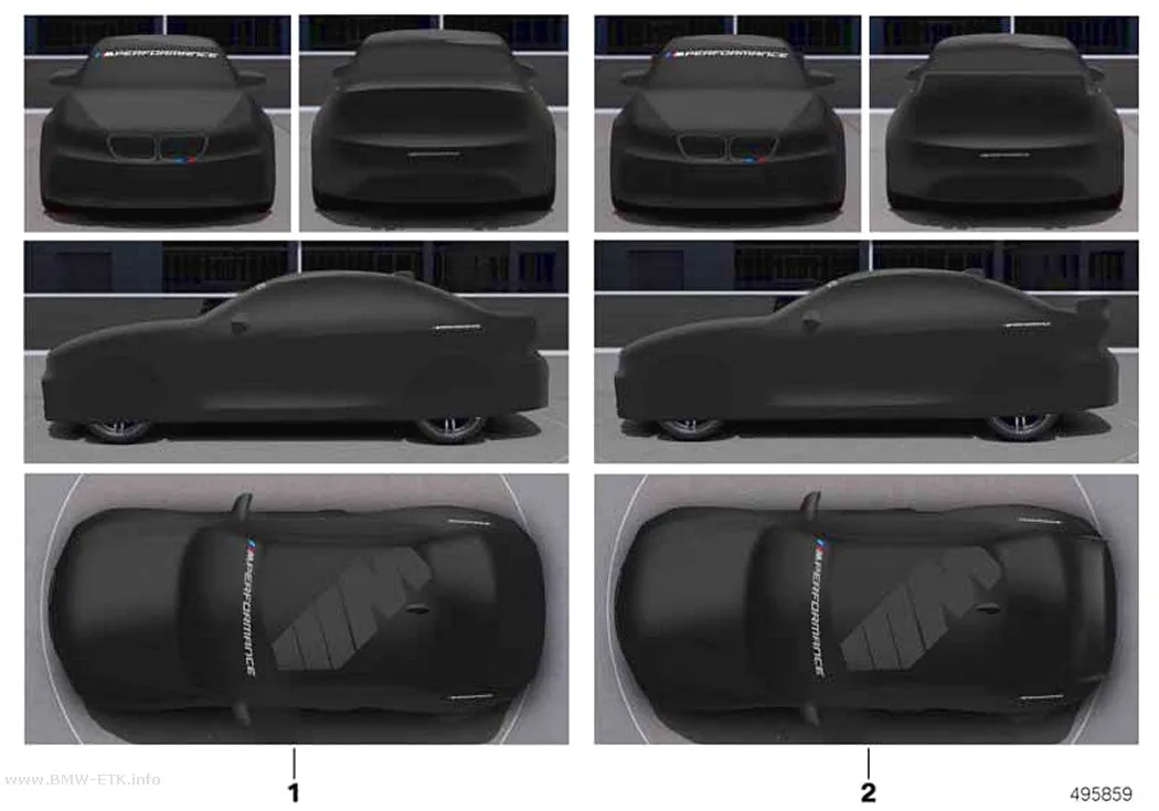 Šema: M Performance unutrašnja cerada za automobil