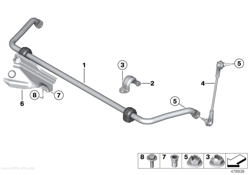 Šema: Stabilizator, prednji