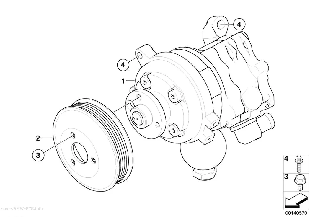Šema: Pumpa servo upravljača / Dynamic Drive