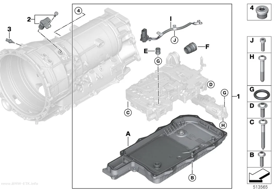 Šema: Kablovski snop pumpe ulja / senzora GA8P75HZ