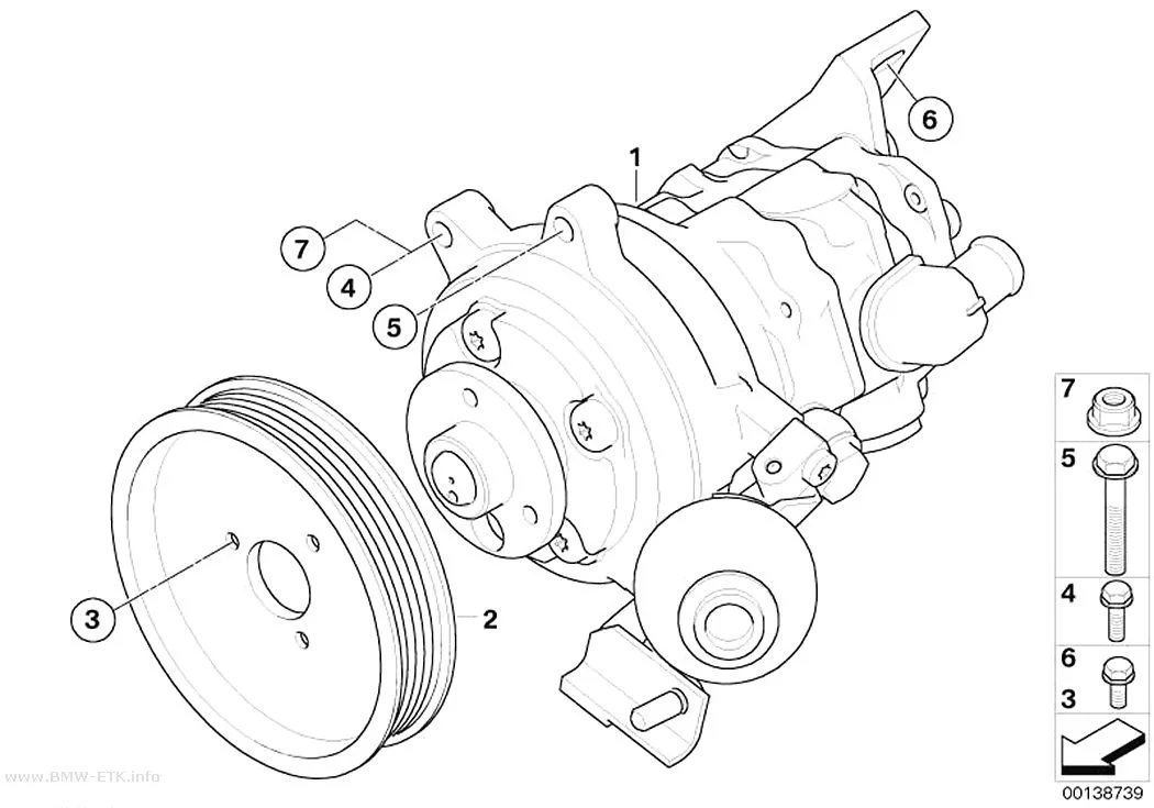 Šema: Pumpa upravljača / Dynamic Drive / aktivno upravljanje