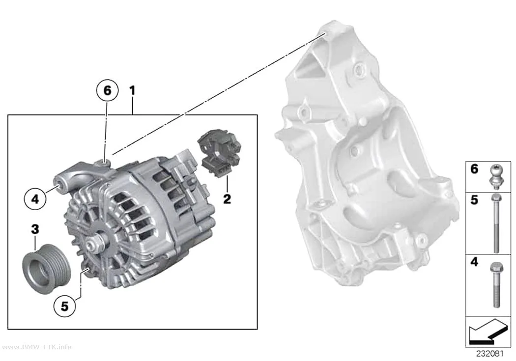 Šema: Alternator