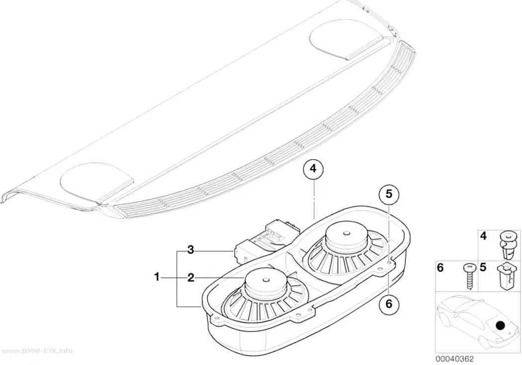 Šema: Subwoofer HiFi sistema Harman Kardon