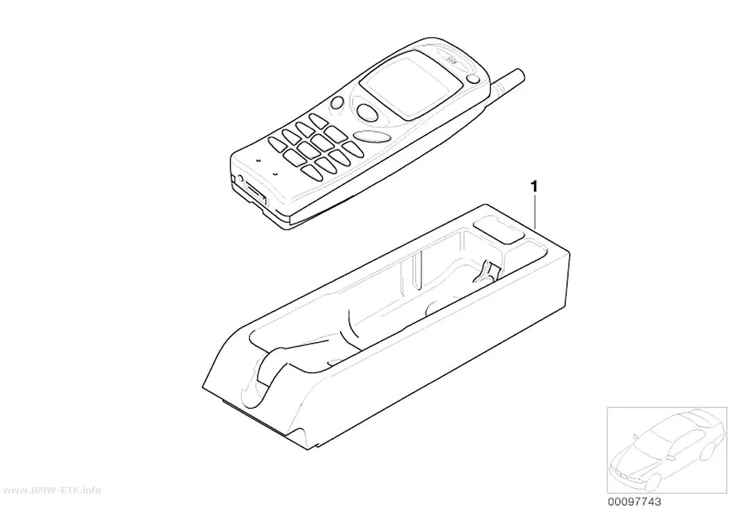 Šema: Pojedinačni delovi za Nokia 3110, centralna konzola