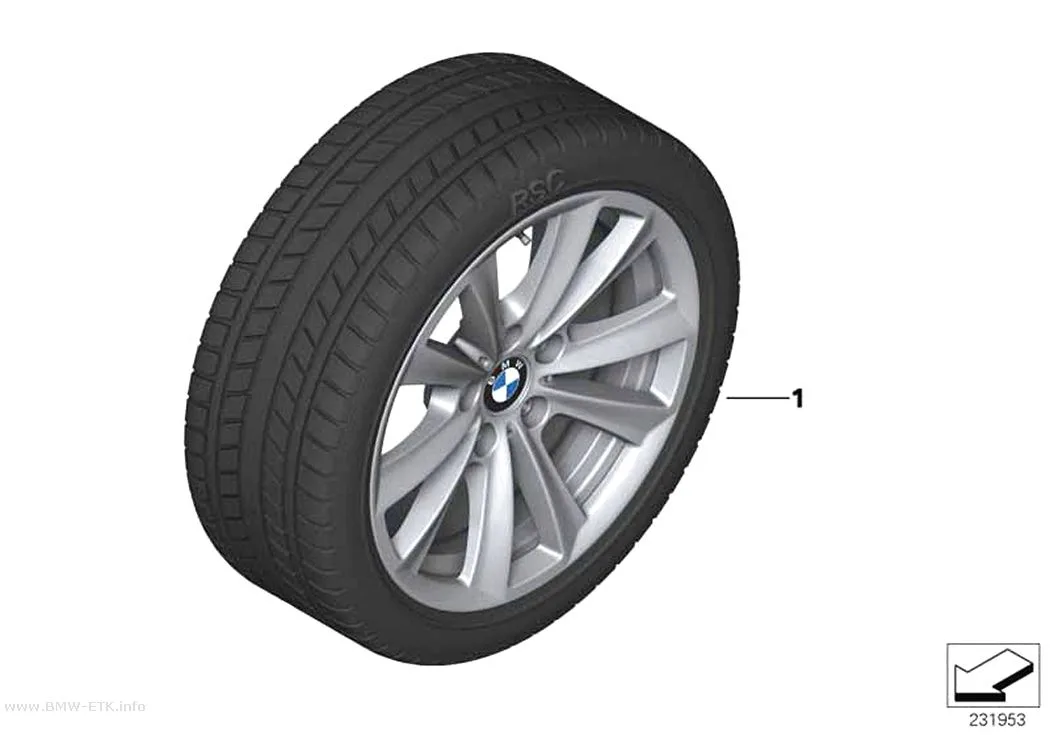 Šema: Spike / SC zimski točak sa gumom, Style 236 - 17"