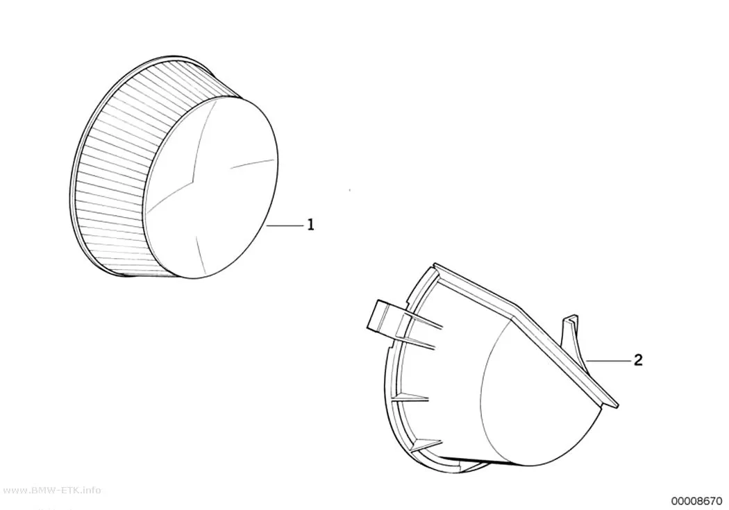 Šema: Mikrofilter / poklopac mikrofiltera