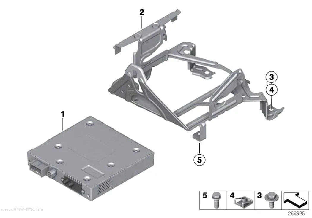 Šema: TV modul / držač