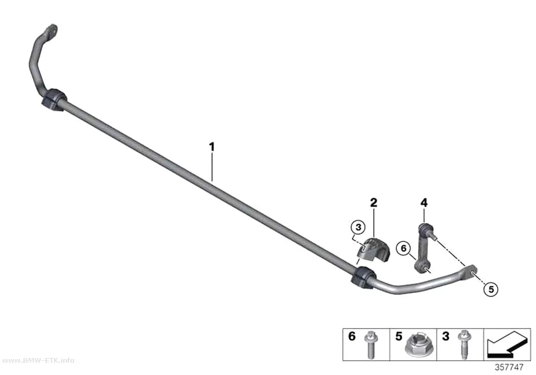 Šema: Stabilizator, zadnji