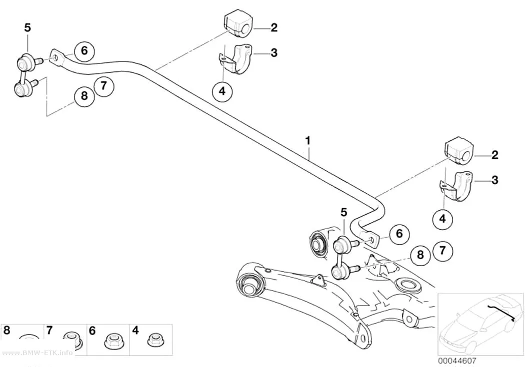 Šema: Stabilizator, zadnji