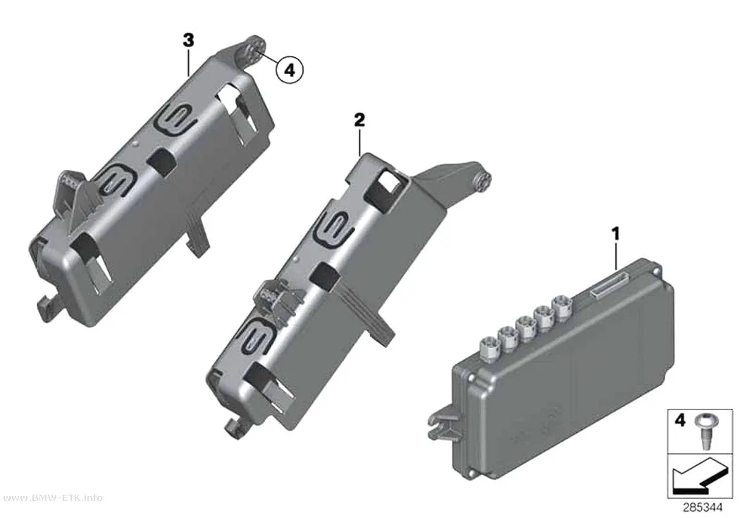 Šema: Upravljačka jedinica kamere Surround View