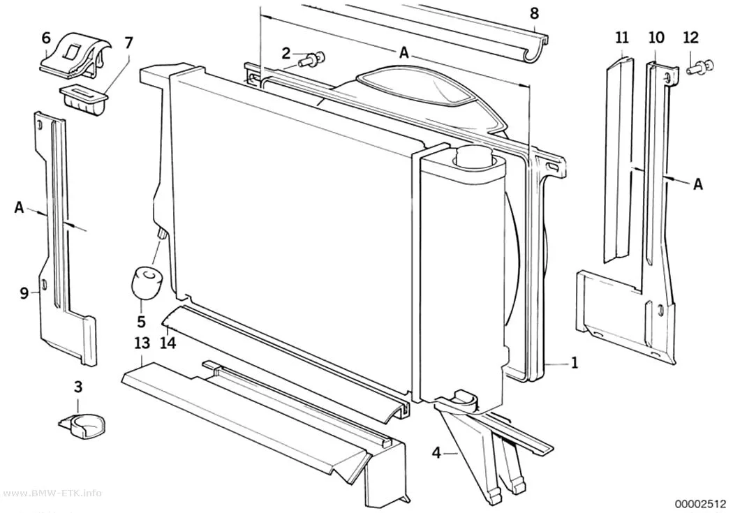 Šema: Kućište ventilatora