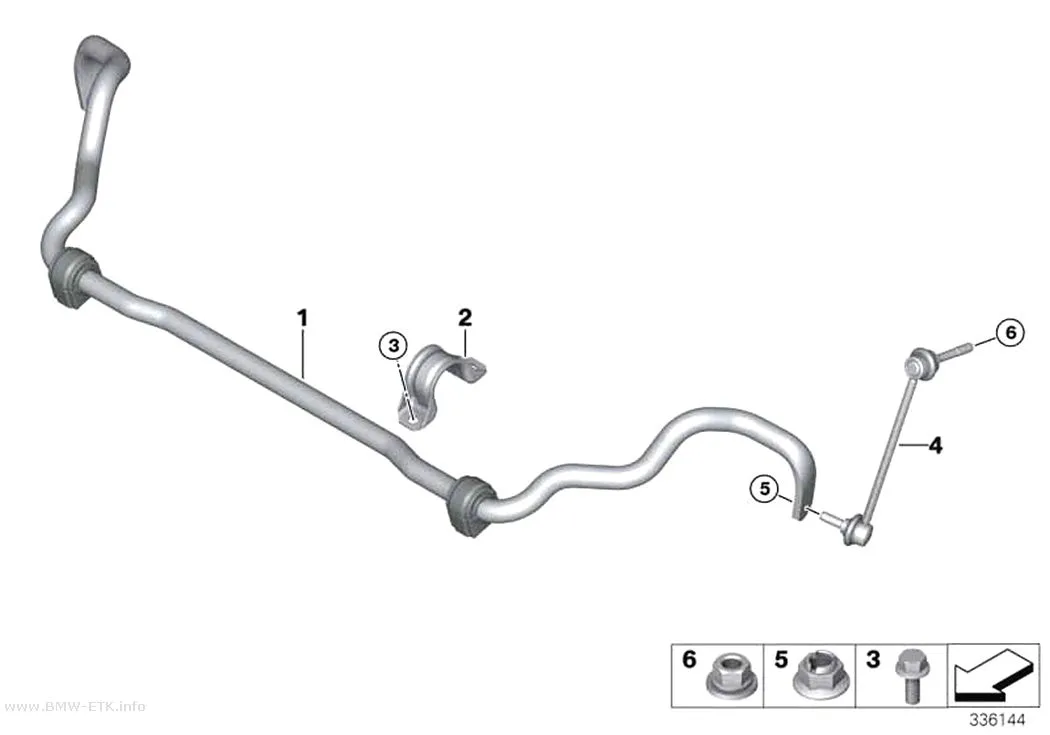 Šema: Stabilizator, prednji