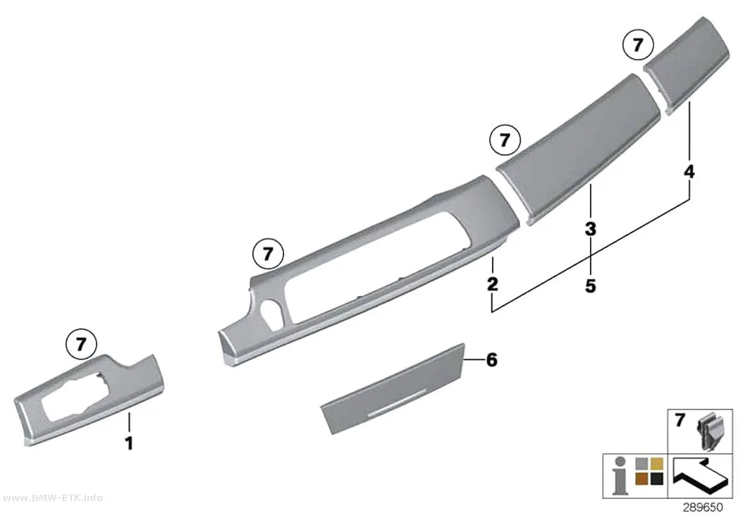 Šema: Ukrasne lajsne instrument table